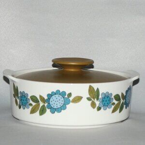 Meakin Studio Topic Lidded Tureen | JG Meakin Vintage 1970's Casserole Dish